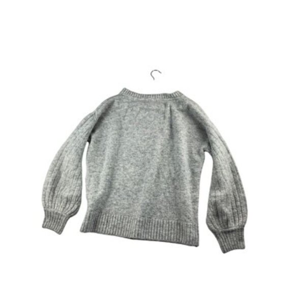 Max Studio Womens Sweater L Gray Wool Blend Crew Neck Pullover - Picture 2 of 4